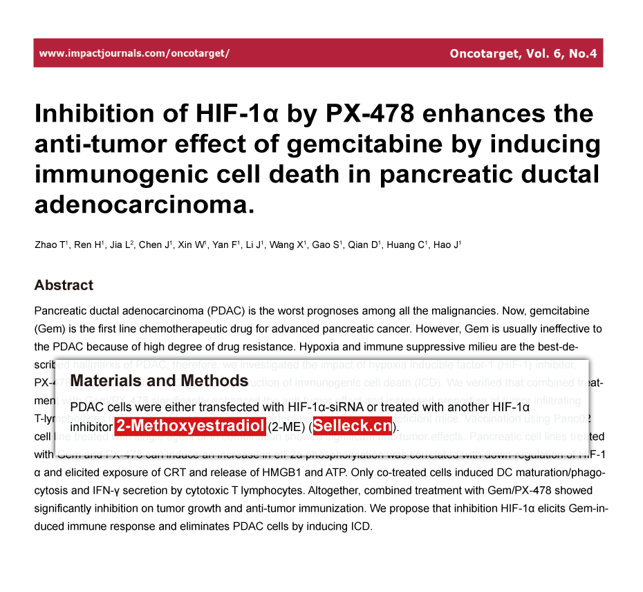 Trametinib was purchased from Selleck Chemicals