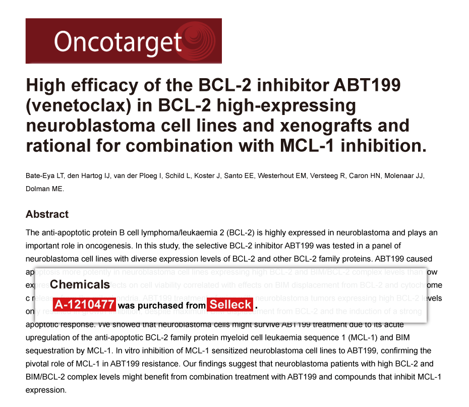 Trametinib was purchased from Selleck Chemicals
