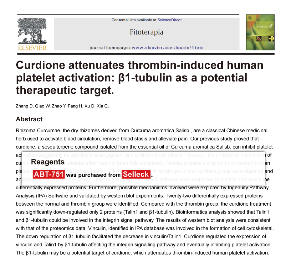 Trametinib was purchased from Selleck Chemicals