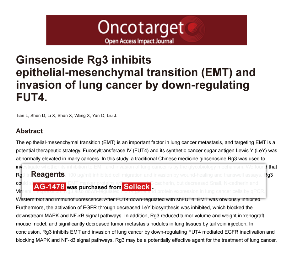 Trametinib was purchased from Selleck Chemicals