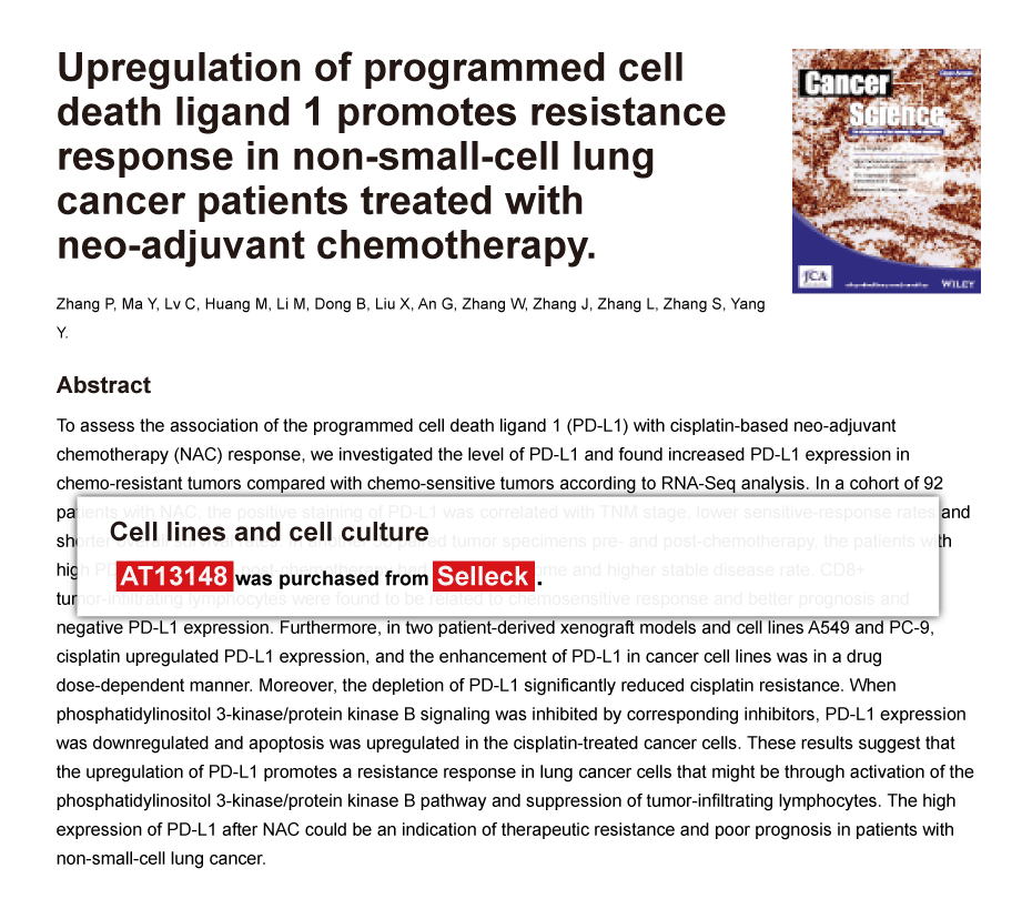 Trametinib was purchased from Selleck Chemicals