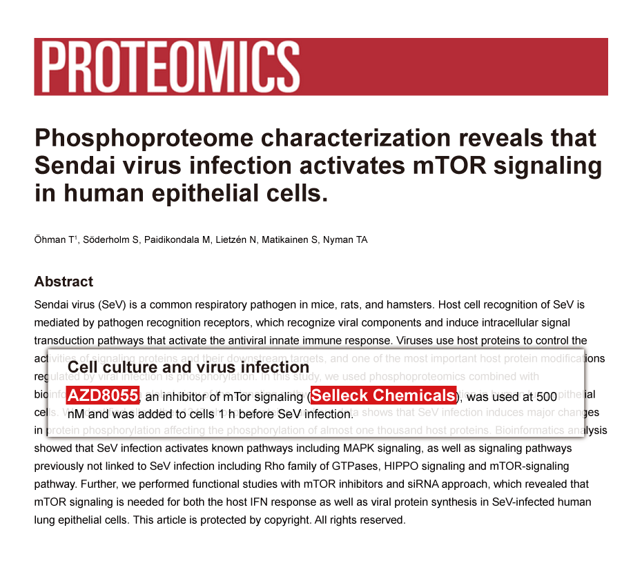 Trametinib was purchased from Selleck Chemicals