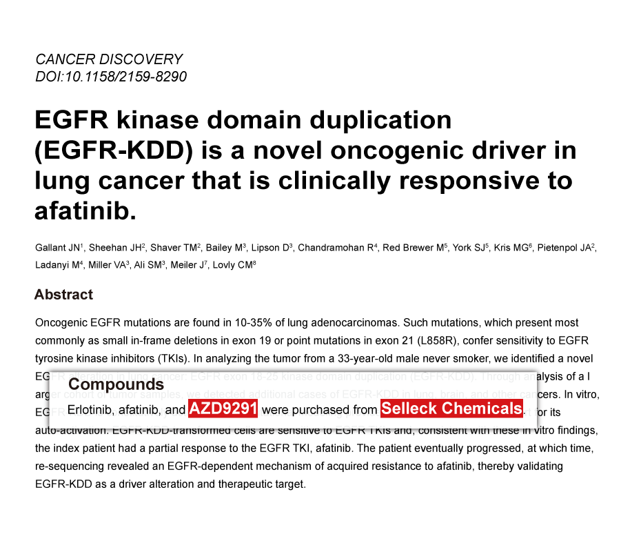 Trametinib was purchased from Selleck Chemicals