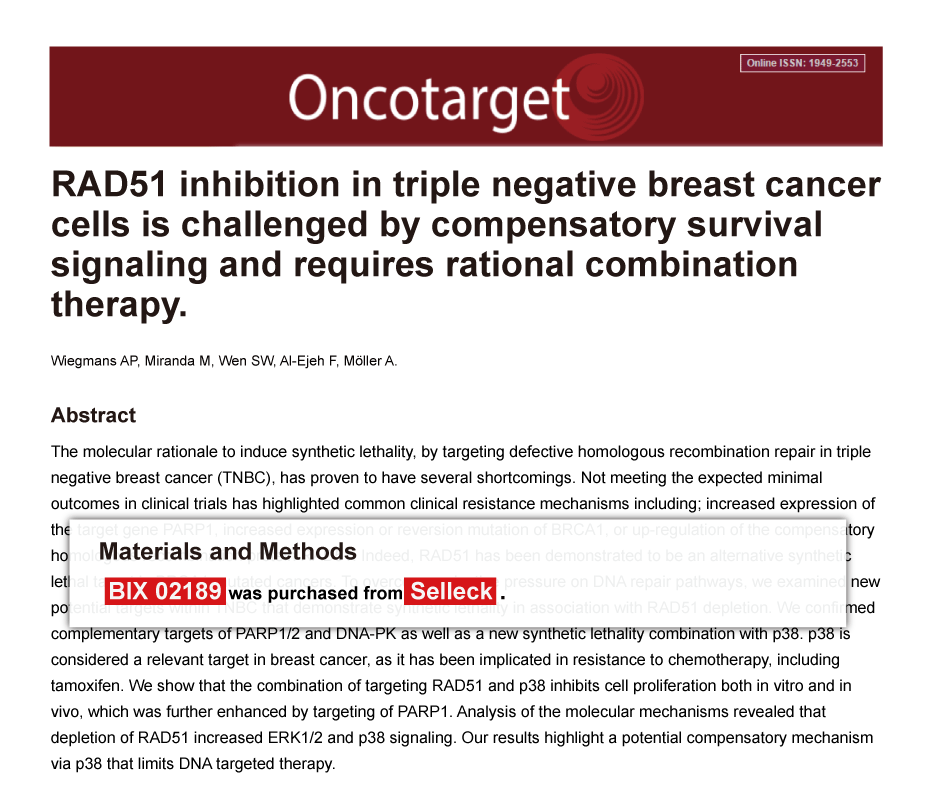 Trametinib was purchased from Selleck Chemicals