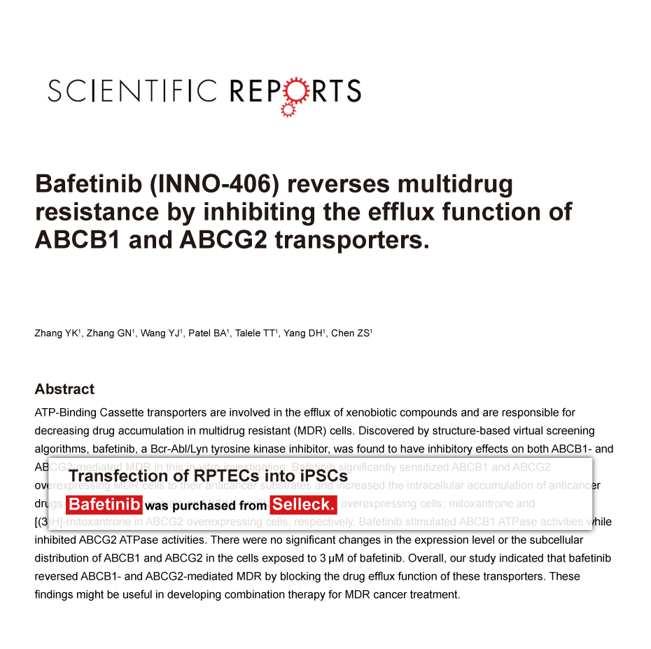 Trametinib was purchased from Selleck Chemicals