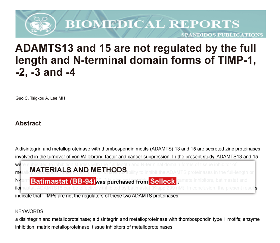 Trametinib was purchased from Selleck Chemicals