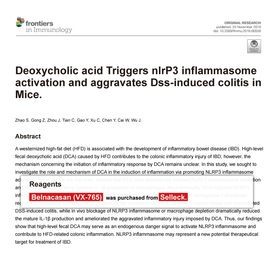 Trametinib was purchased from Selleck Chemicals