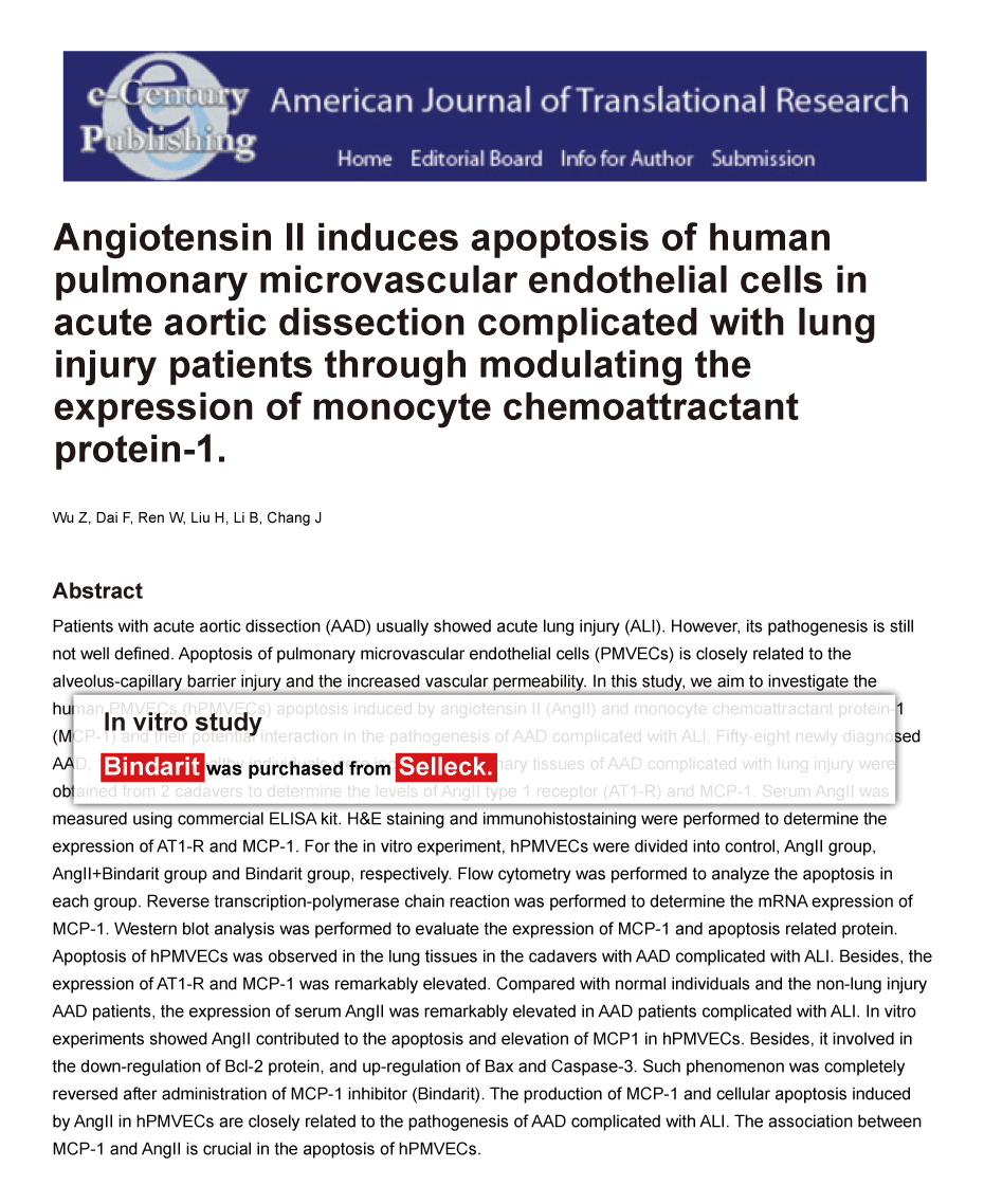 Trametinib was purchased from Selleck Chemicals