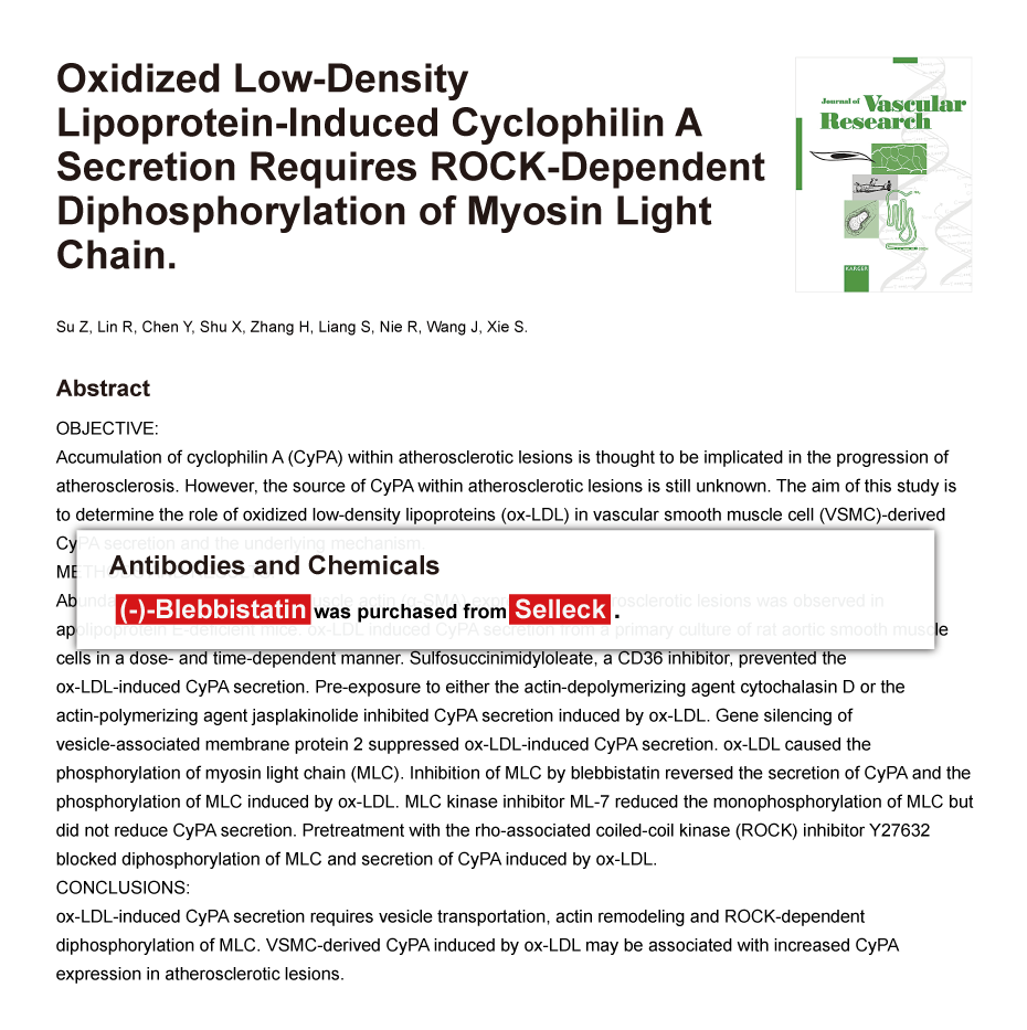 Trametinib was purchased from Selleck Chemicals