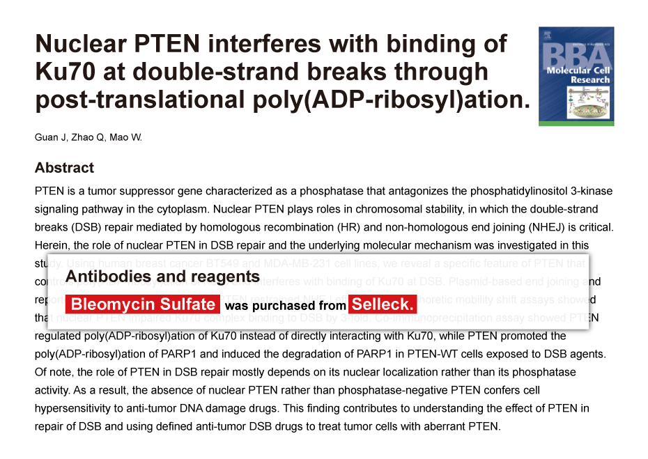 Trametinib was purchased from Selleck Chemicals