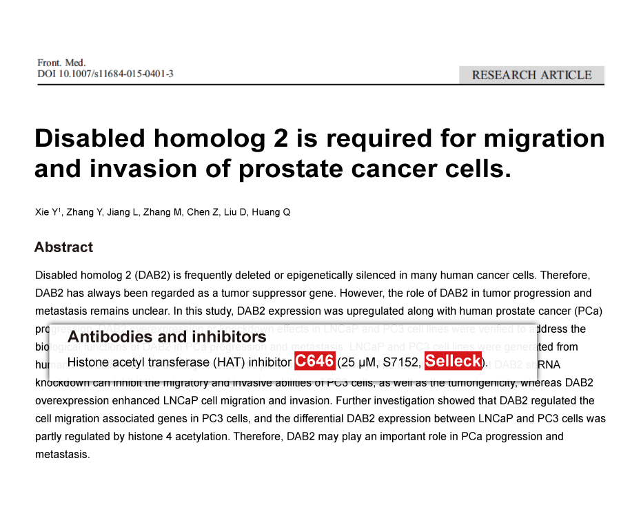 Trametinib was purchased from Selleck Chemicals
