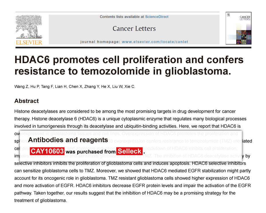 Trametinib was purchased from Selleck Chemicals