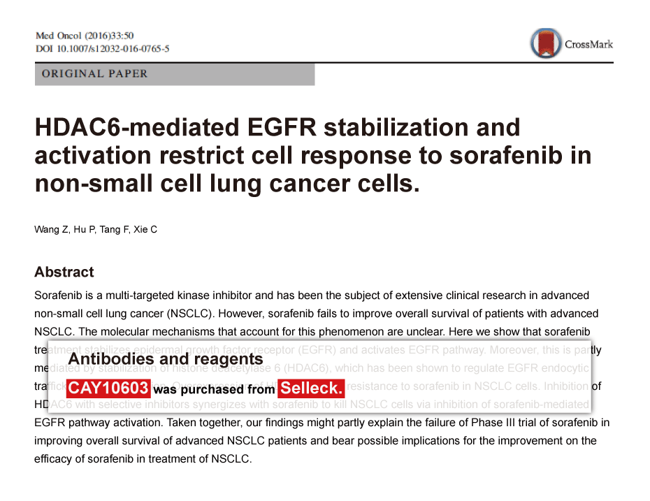 Trametinib was purchased from Selleck Chemicals