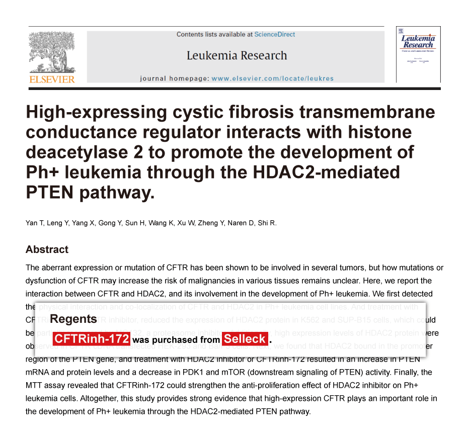 Trametinib was purchased from Selleck Chemicals