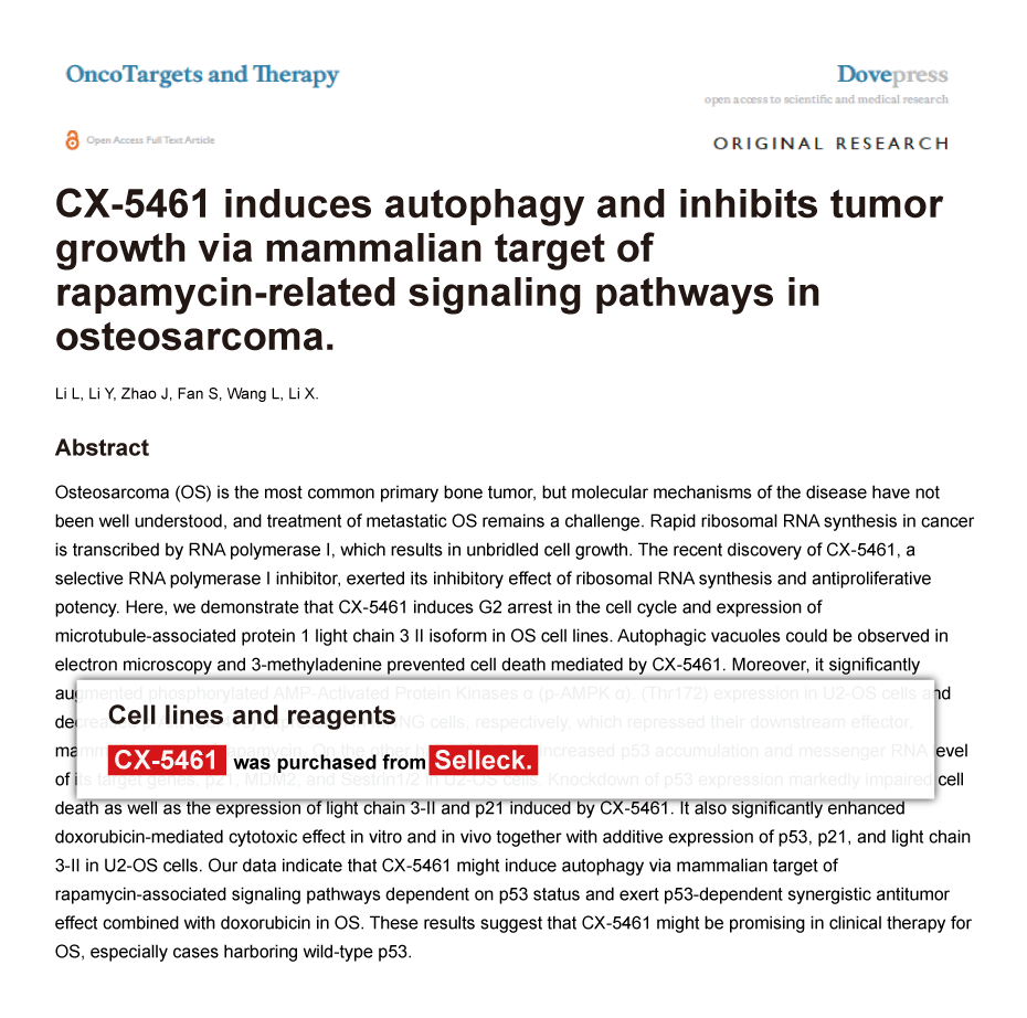 Trametinib was purchased from Selleck Chemicals
