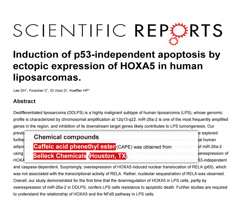 Trametinib was purchased from Selleck Chemicals