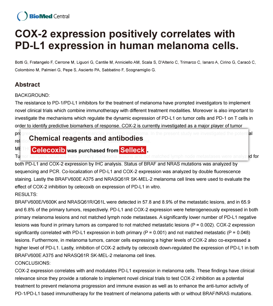 Trametinib was purchased from Selleck Chemicals