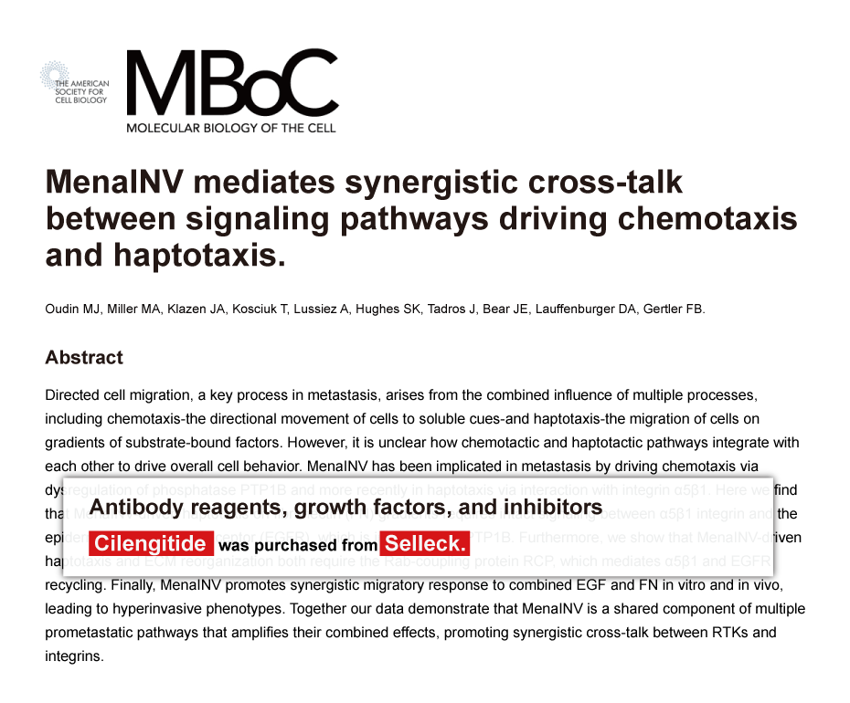 Trametinib was purchased from Selleck Chemicals