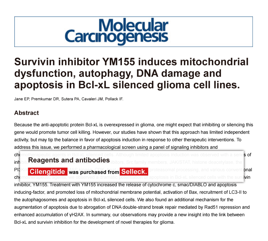 Trametinib was purchased from Selleck Chemicals