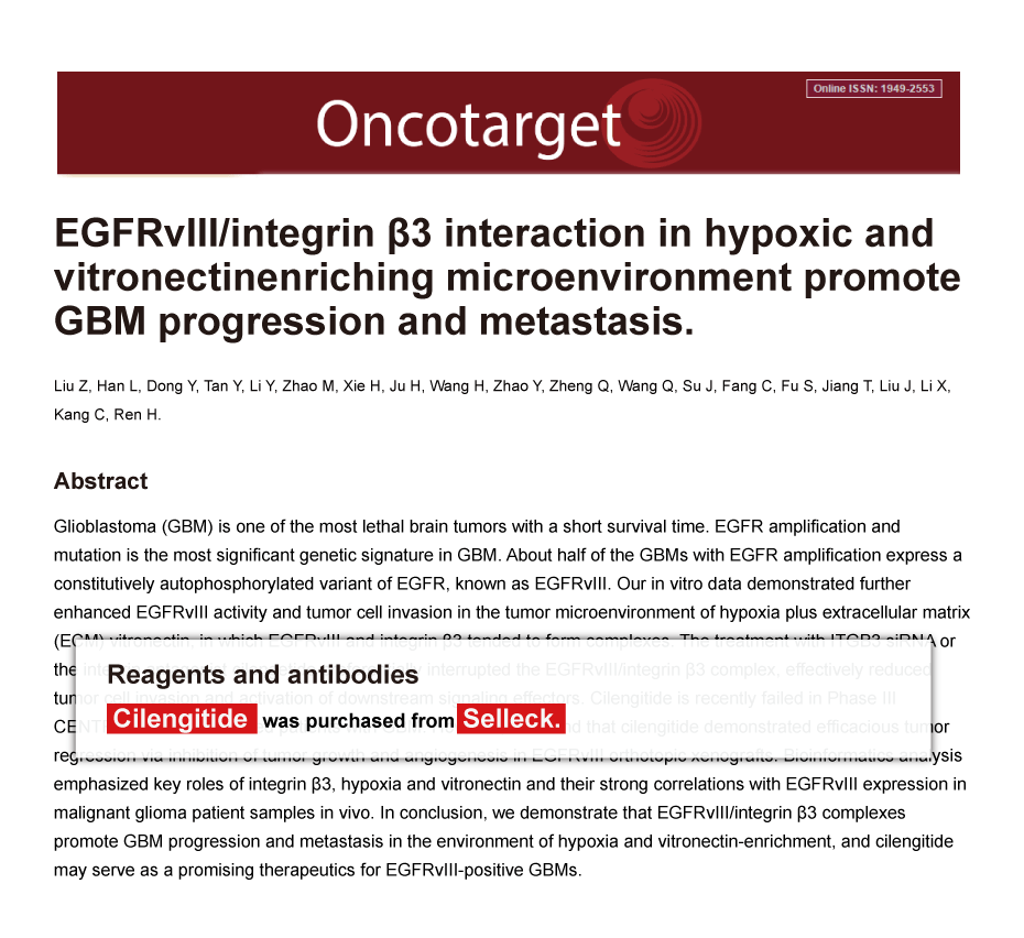 Trametinib was purchased from Selleck Chemicals