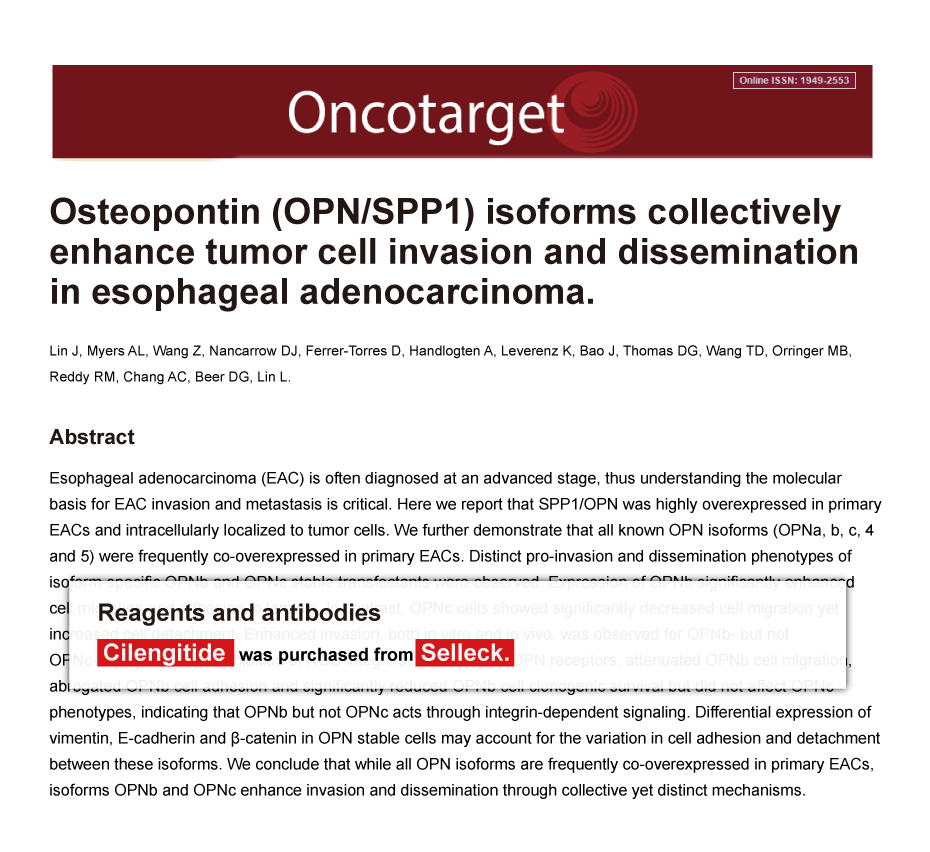 Trametinib was purchased from Selleck Chemicals