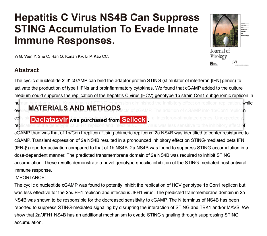 Trametinib was purchased from Selleck Chemicals