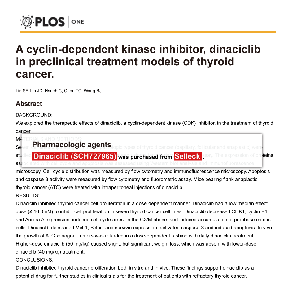 Trametinib was purchased from Selleck Chemicals