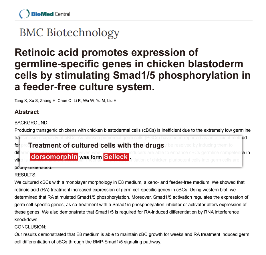 Trametinib was purchased from Selleck Chemicals