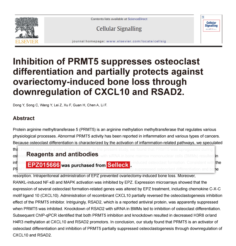 Trametinib was purchased from Selleck Chemicals