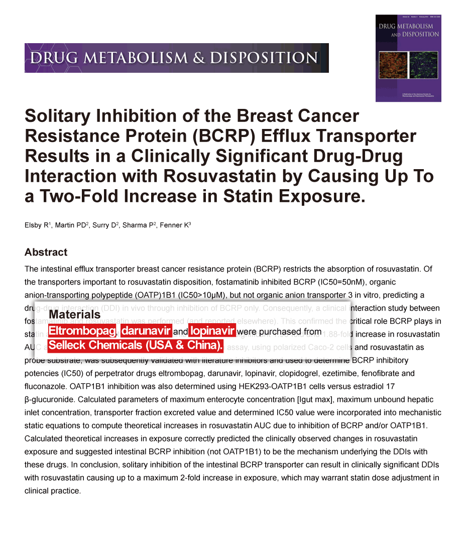 Trametinib was purchased from Selleck Chemicals