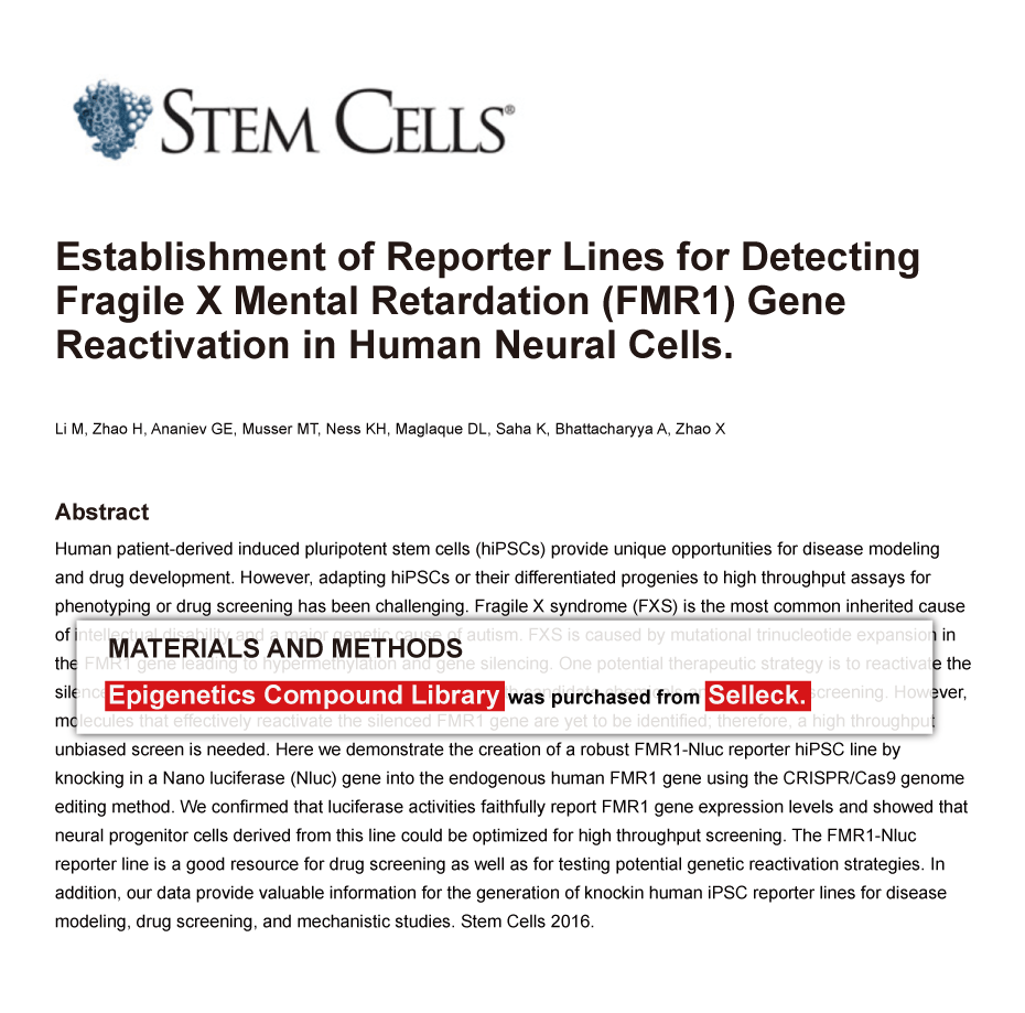 Trametinib was purchased from Selleck Chemicals
