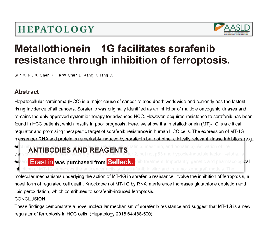 Trametinib was purchased from Selleck Chemicals