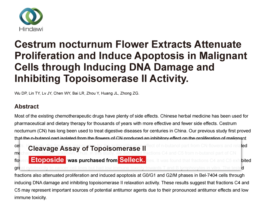 Trametinib was purchased from Selleck Chemicals