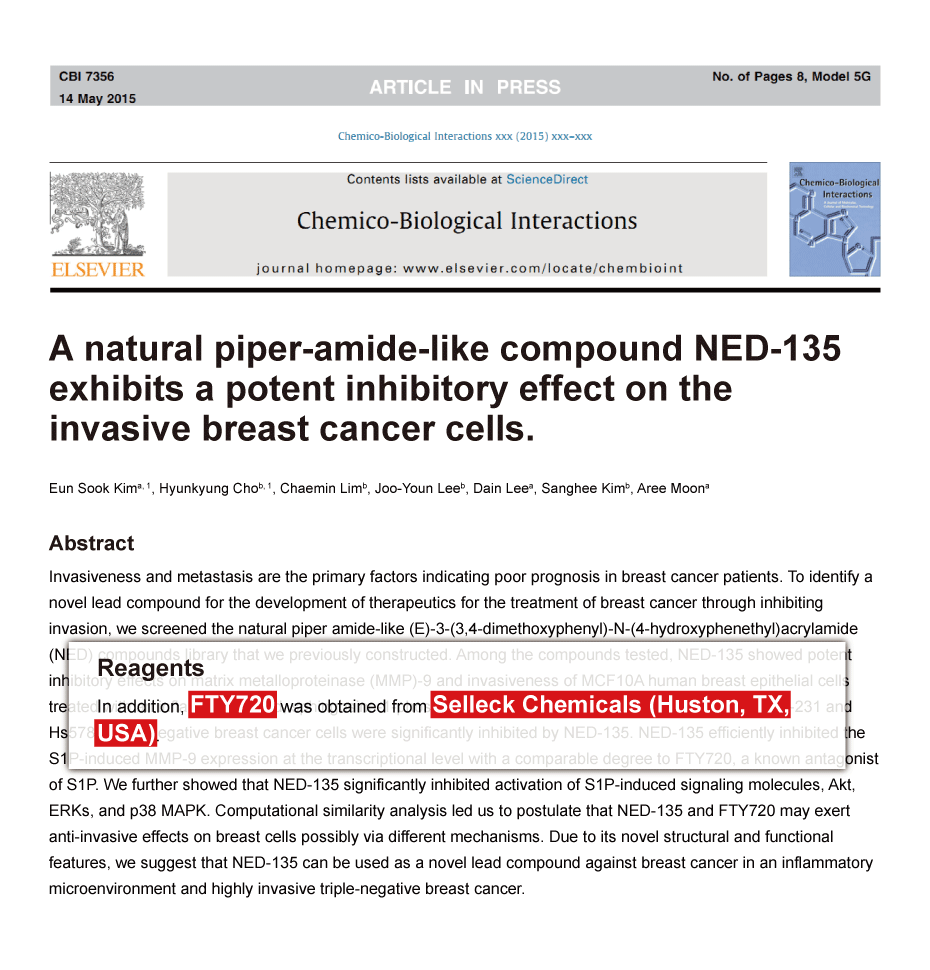 Trametinib was purchased from Selleck Chemicals