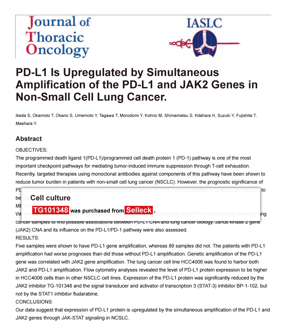Trametinib was purchased from Selleck Chemicals