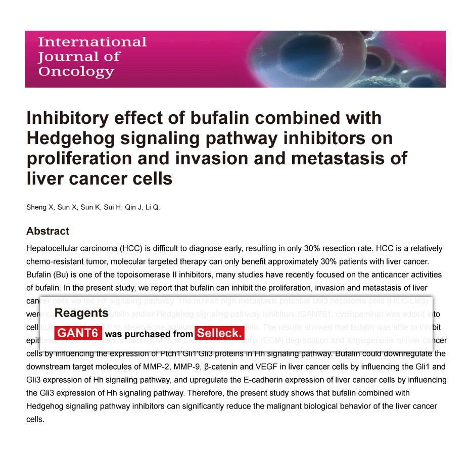 Trametinib was purchased from Selleck Chemicals