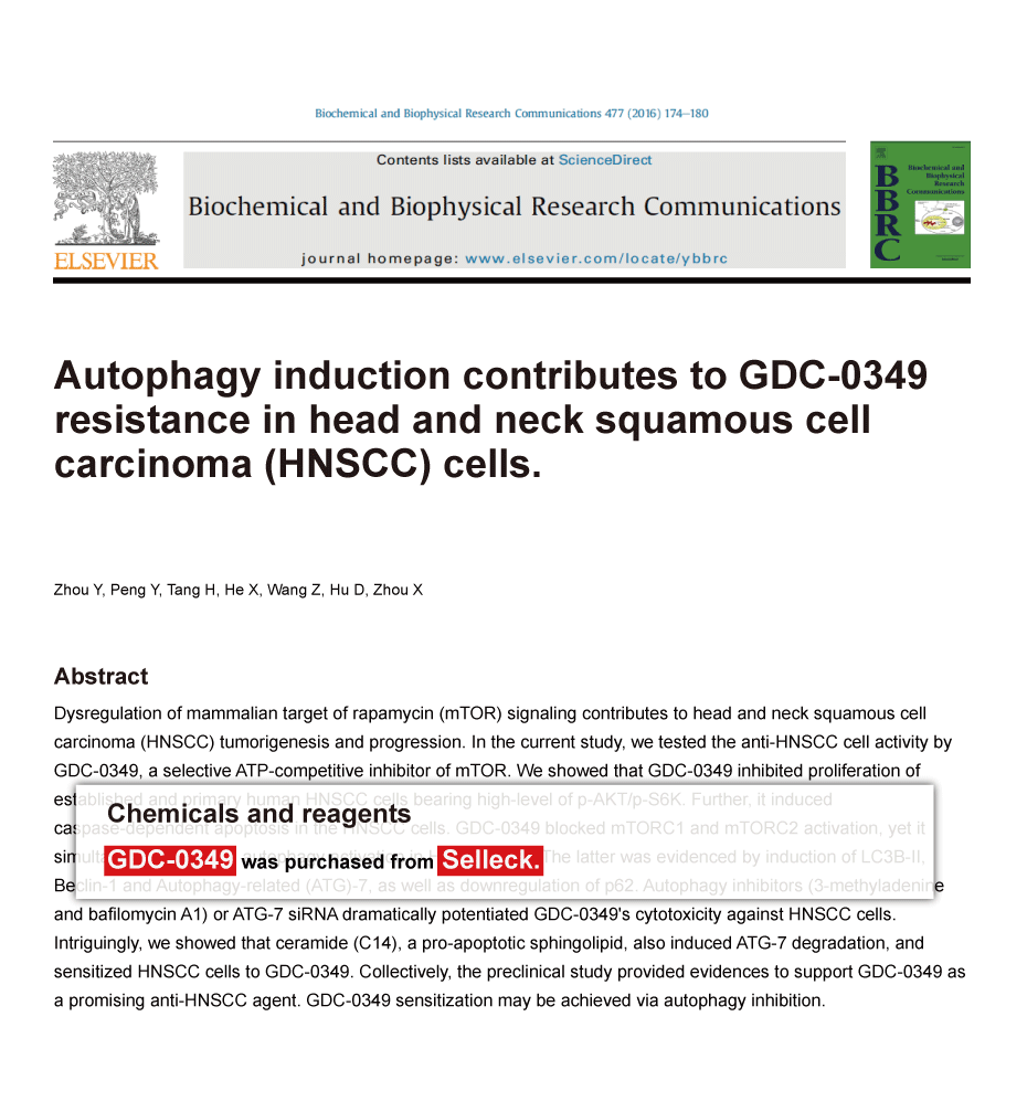 Trametinib was purchased from Selleck Chemicals