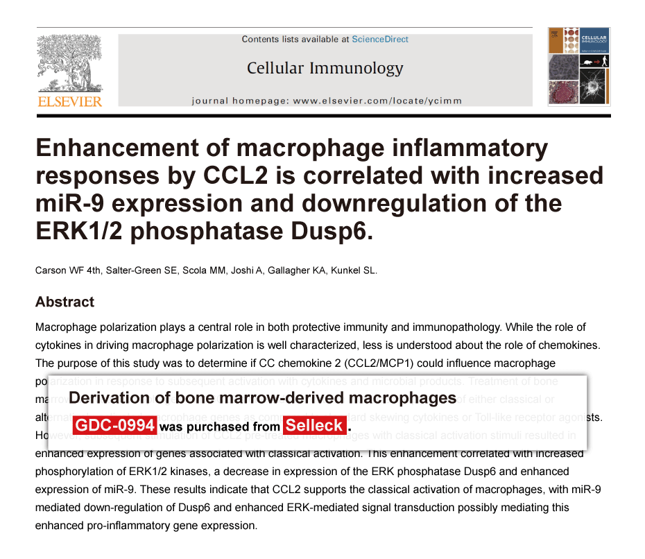 Trametinib was purchased from Selleck Chemicals