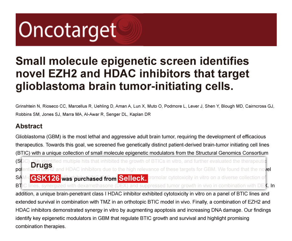 Trametinib was purchased from Selleck Chemicals