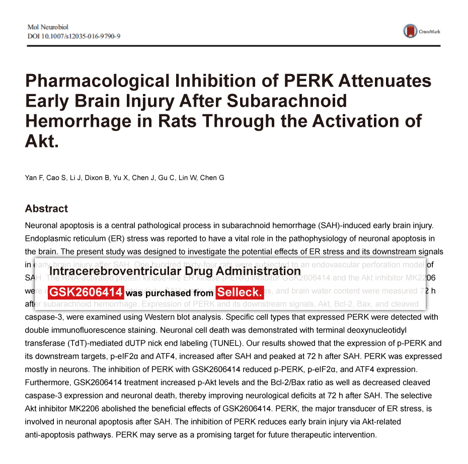 Trametinib was purchased from Selleck Chemicals