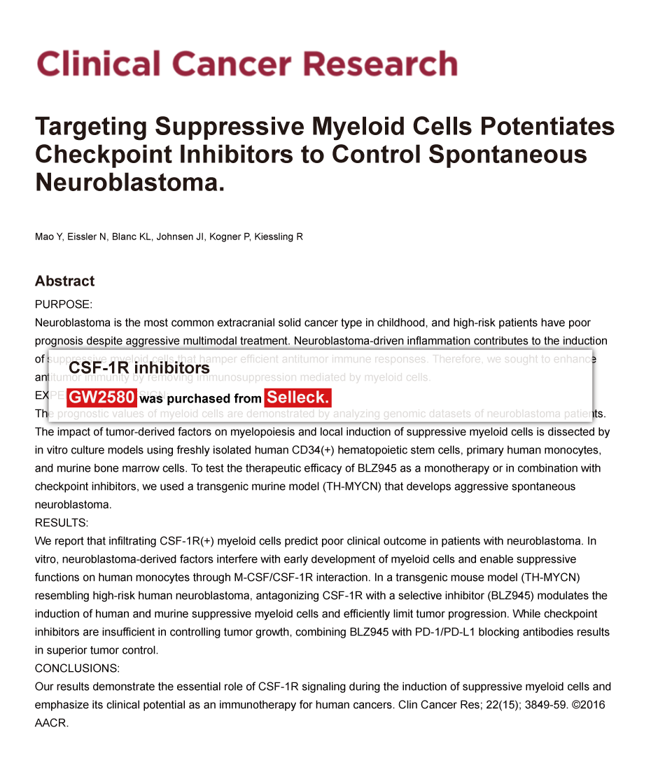 Trametinib was purchased from Selleck Chemicals