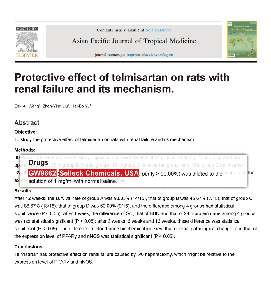Trametinib was purchased from Selleck Chemicals