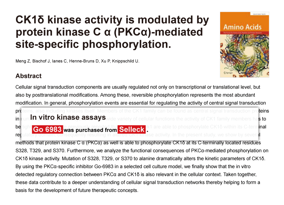 Trametinib was purchased from Selleck Chemicals