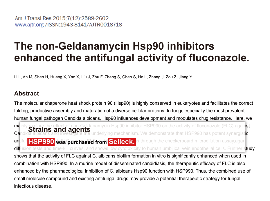 Trametinib was purchased from Selleck Chemicals