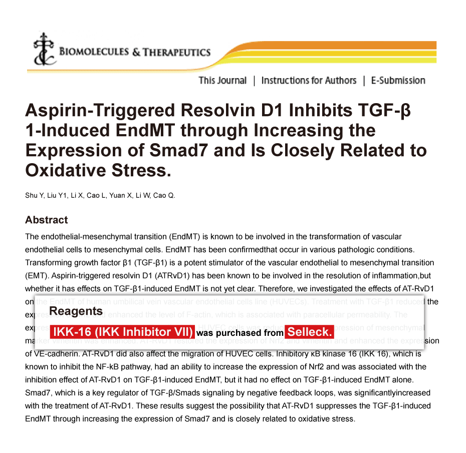 Trametinib was purchased from Selleck Chemicals