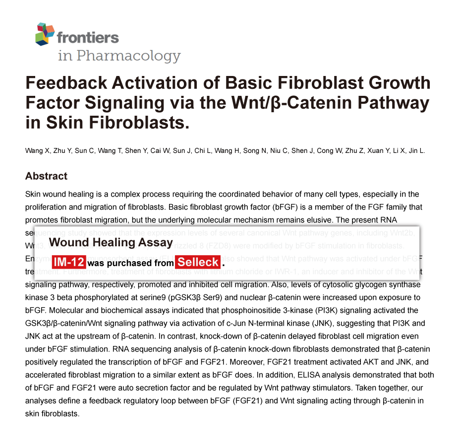 Trametinib was purchased from Selleck Chemicals