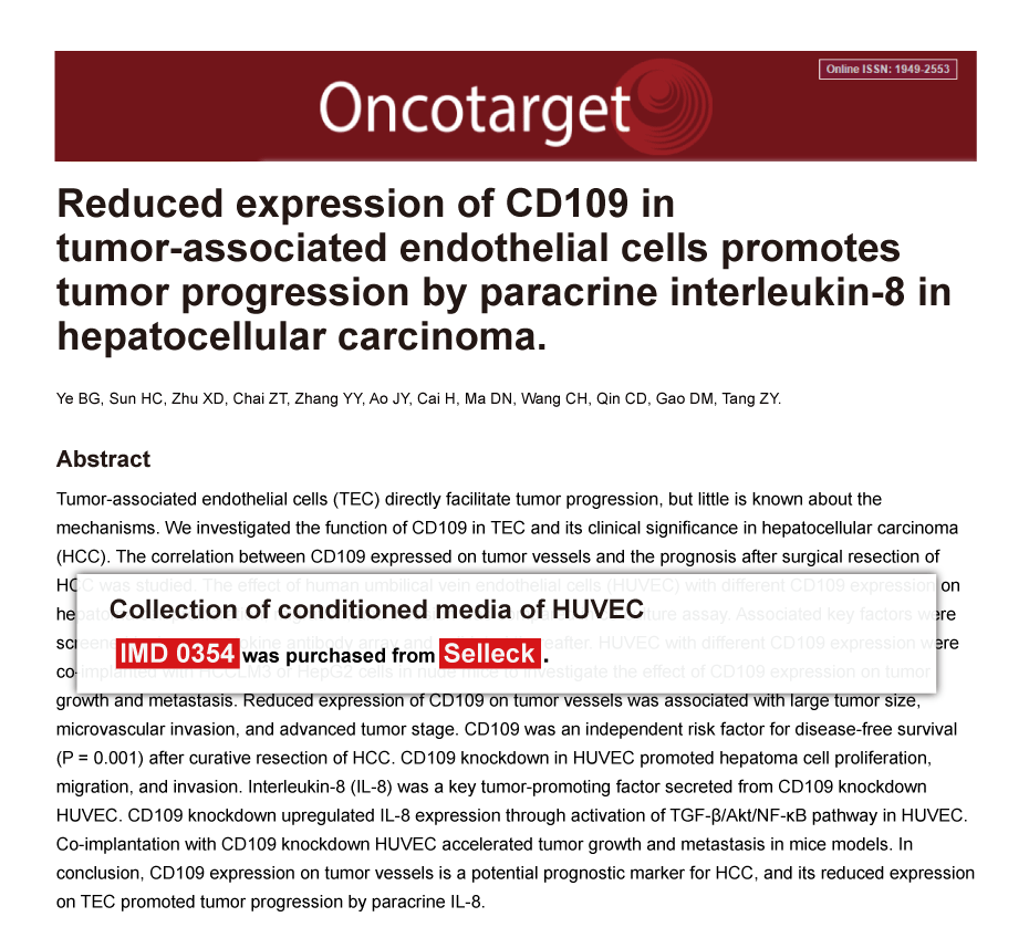 Trametinib was purchased from Selleck Chemicals