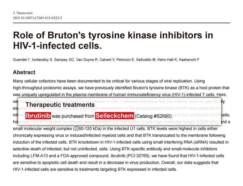 Trametinib was purchased from Selleck Chemicals