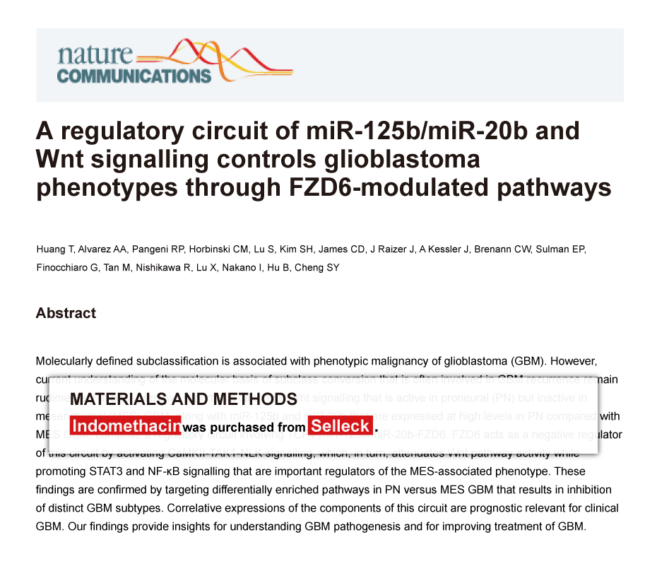 Trametinib was purchased from Selleck Chemicals
