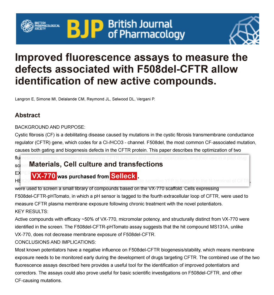 Trametinib was purchased from Selleck Chemicals